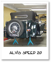 renovering reparation Alvis Speed 20 rgang 1934