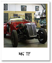 renovering reparation MG TF, rgang 1954